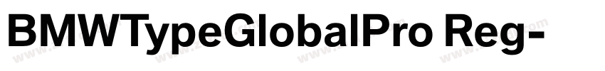 BMWTypeGlobalPro Reg字体转换 BMWTypeGlobalPro Reg字体转换